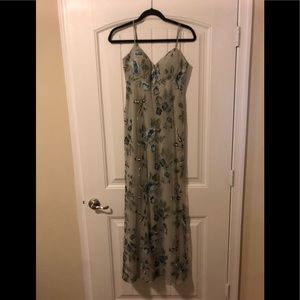 Jenny Yoo embroidered floral blue bridesmaid dress